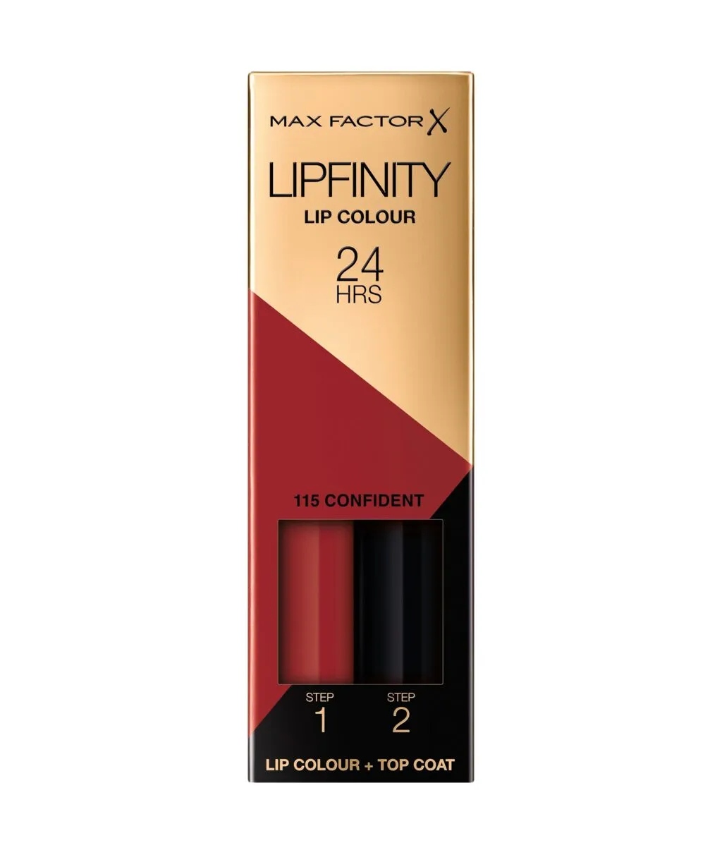 Двухфазная стойкая помада Max Factor Lipfinity Lip Colour 24H, 115 Confident
Двухфазная стойкая помада Max Factor Lipfinity Lip Colour 24H, 115 Confident