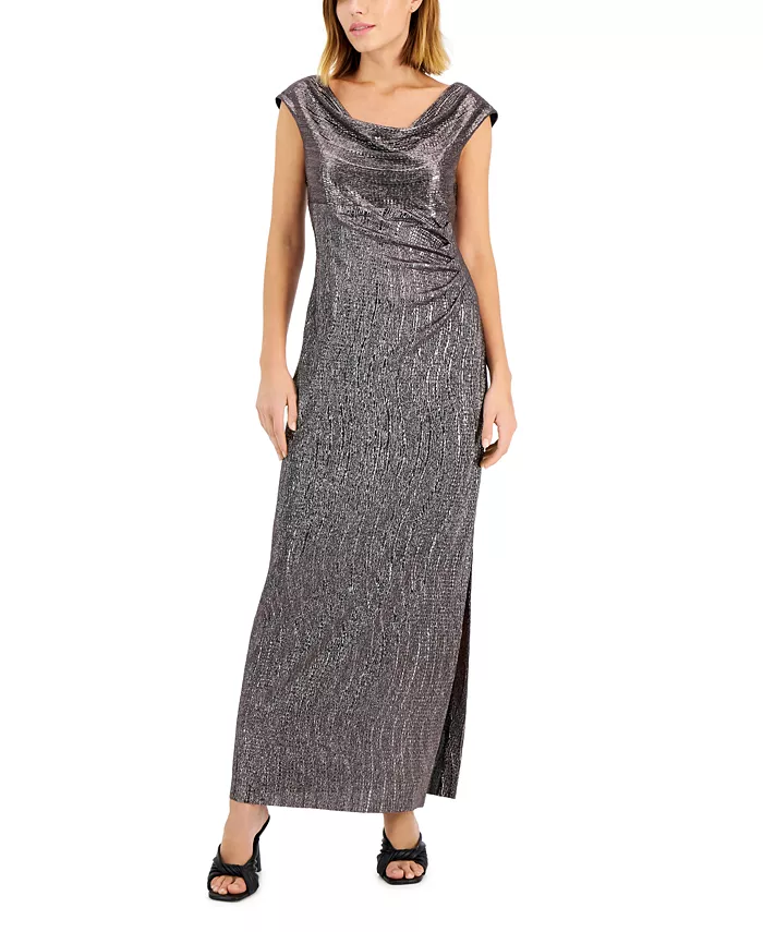 Текстурированное металлическое платье Connected, серебряный
Текстурированное металлическое платье Connected, серебряный