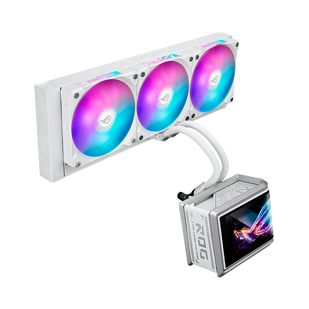 Система водяного охлаждения Asus Rog RYUO IV SLC 360 ARGB, белый
Система водяного охлаждения Asus Rog RYUO IV SLC 360 ARGB, белый