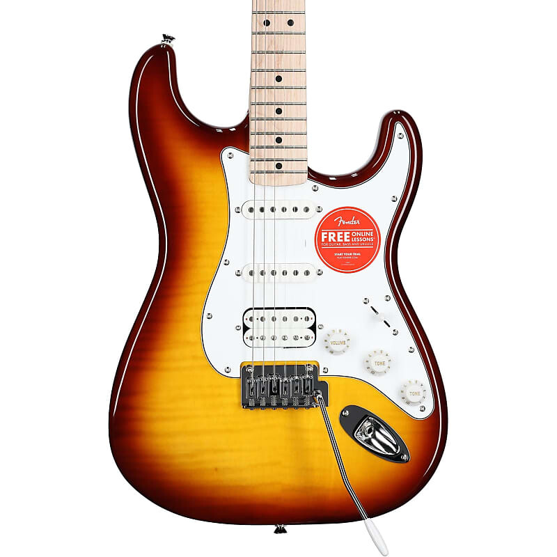 Электрогитара Squier Affinity Stratocaster FMT HSS, кленовый гриф, Sienna Sunburst Squier Affinity Stratocaster FMT HSS Electric Guitar, Maple Fingerboard, Sienna Sunburst