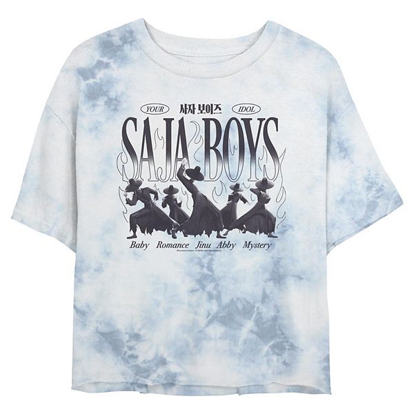 Juniors' demon hunters saja boys графический кроп-топ Licensed Character
Juniors' demon hunters saja boys графический кроп-топ Licensed Character