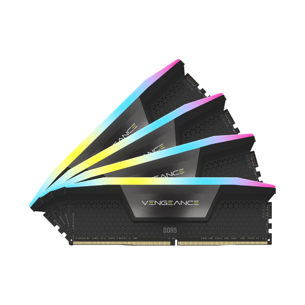 Оперативная память Corsair Vengeance RGB, 64 Гб DDR5 (4x16 Гб), 6000 МГц, CL36, CMH64GX5M4B6000C36, черный
Оперативная память Corsair Vengeance RGB, 64 Гб DDR5 (4x16 Гб), 6000 МГц, CL36, CMH64GX5M4B6000C36, черный