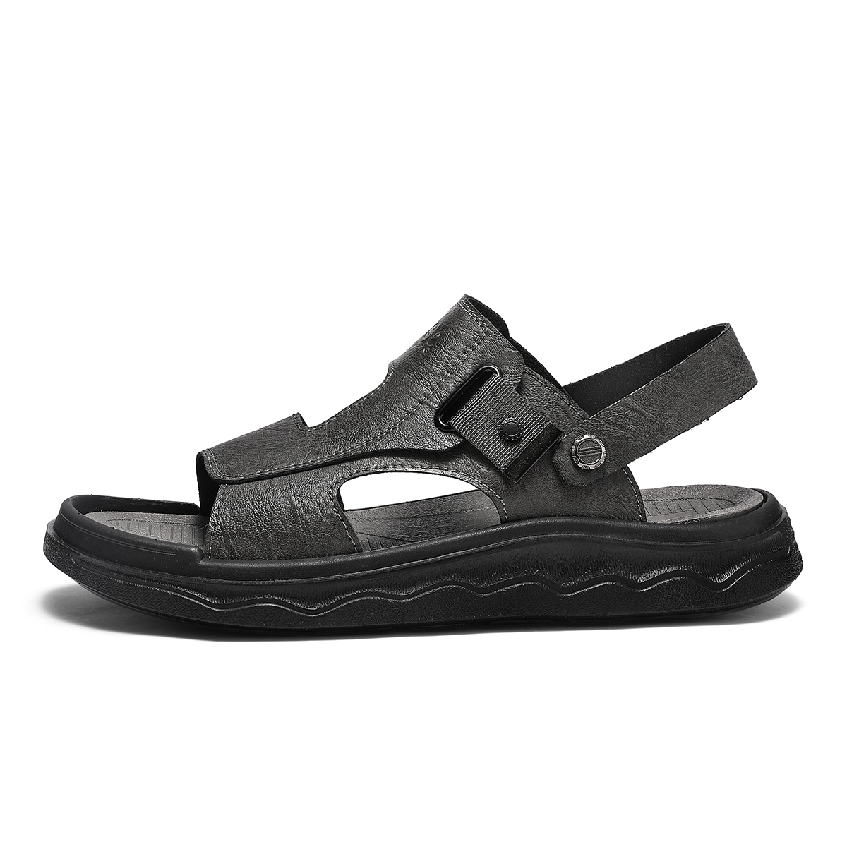 Jeep Пляжные сандалии мужские, черно-серые
Jeep Пляжные сандалии мужские, черно-серые