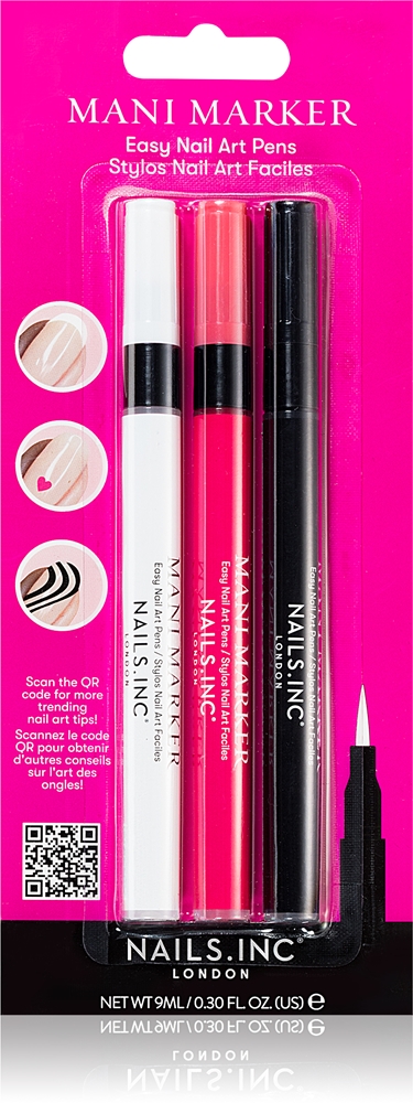 Маникюрный набор из трех маркеров Mani Nails Inc., 3× 3 мл
Маникюрный набор из трех маркеров Mani Nails Inc., 3× 3 мл