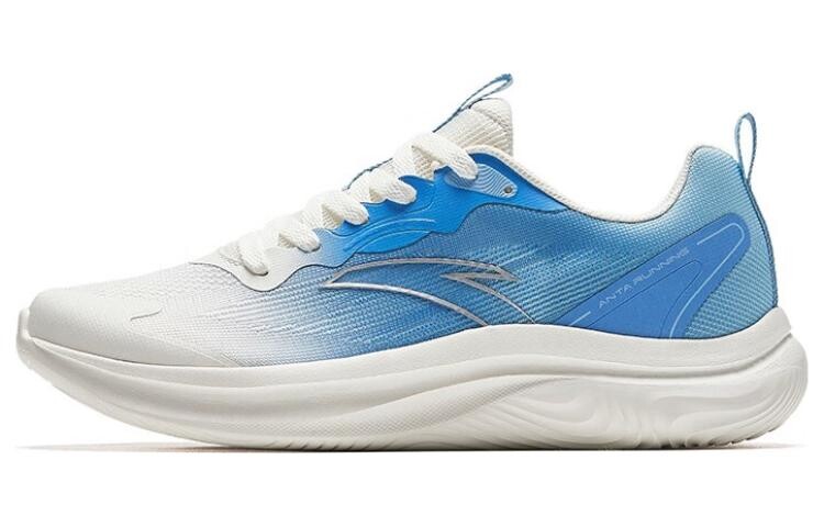 Кроссовки Lingyun для бега мужские с низким верхом белые/королевские синие/зеленые папоротники Anta 
Кроссовки Lingyun для бега мужские с низким верхом белые/королевские синие/зеленые папоротники Anta