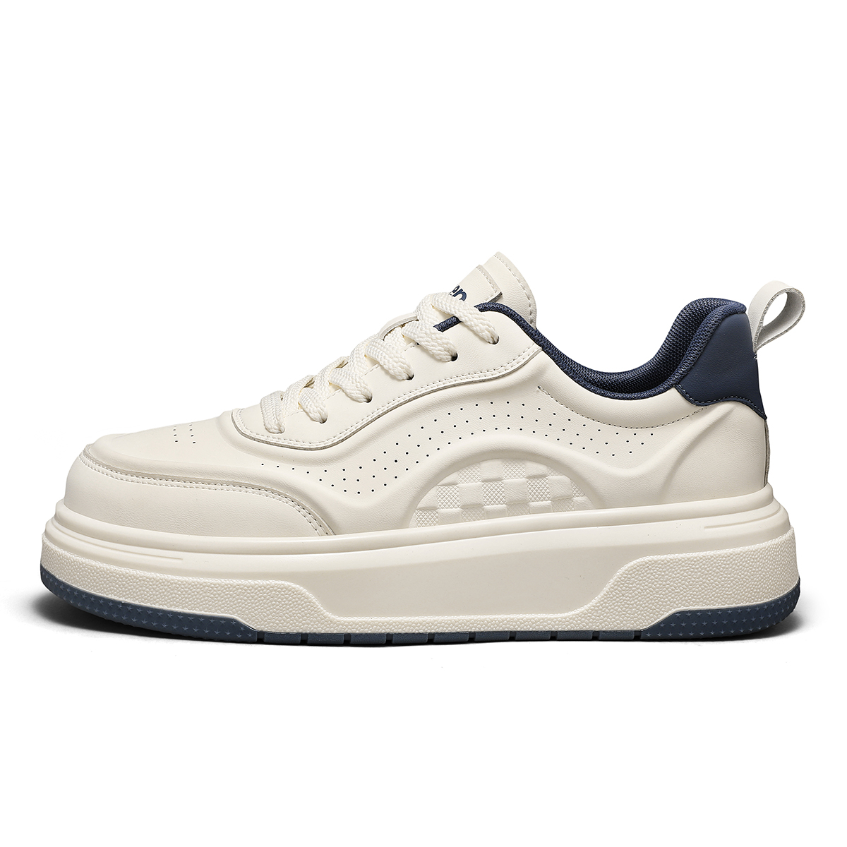 Jeep Мужские низкие скейтбордские кроссовки бело-синие, цвет White Blue
Jeep Мужские низкие скейтбордские кроссовки бело-синие, цвет White Blue