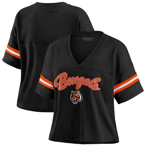 Женская черная футболка Cincinnati Bengals plus size color block с V-образным вырезом Wear By Erin Andrews, Черный, Женская черная футболка Cincinnati Bengals plus size color block с V-образным вырезом Wear By Erin Andrews
Женская черная футболка Cincinnati Bengals plus size color block с V-образным вырезом Wear By Erin Andrews, Черный, Женская черная футболка Cincinnati Bengals plus size color block с V-образным вырезом Wear By Erin Andrews