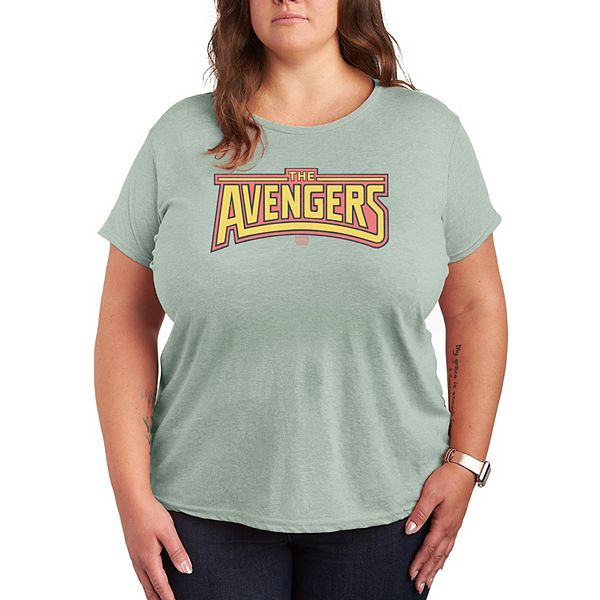 Футболка с ретро-логотипом The Avengers Plus size Marvel, Heather Sea Foam
Футболка с ретро-логотипом The Avengers Plus size Marvel, Heather Sea Foam