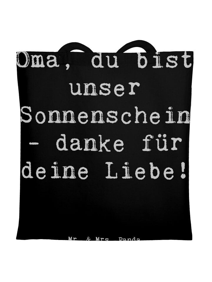 Сумка для переноски Mr & Mrs Panda Oma Sonnenschein, черный
Сумка для переноски Mr & Mrs Panda Oma Sonnenschein, черный