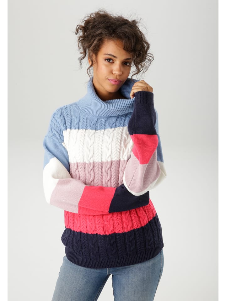 Aniston Яркий свитер с высоким воротником
Aniston Яркий свитер с высоким воротником