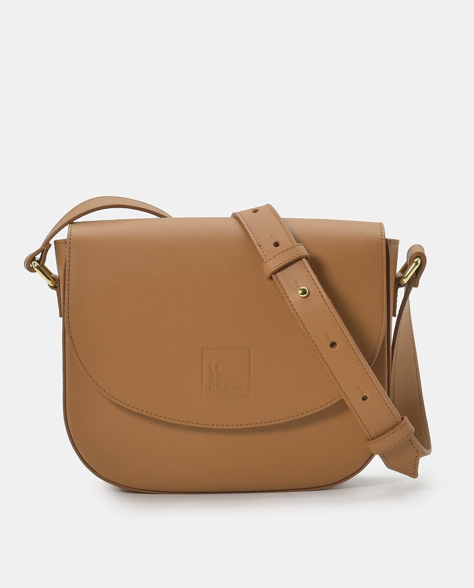 Женская кожаная сумка через плечо карамельного цвета Leandra, коричневый
Женская кожаная сумка через плечо карамельного цвета Leandra, коричневый
