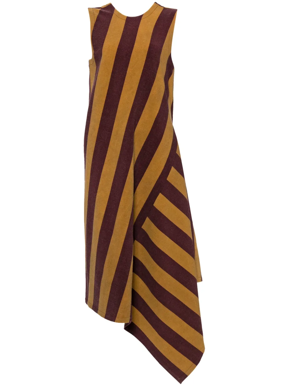 Полосатое платье асимметричного кроя Uma Wang, желтый
Полосатое платье асимметричного кроя Uma Wang, желтый