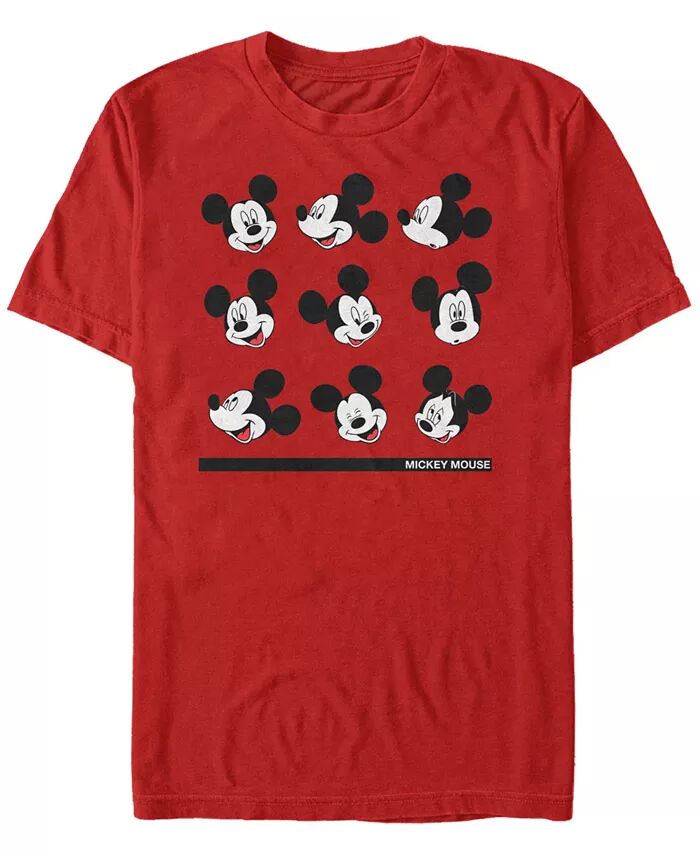 Мужская футболка с коротким рукавом Mickey Classic Mickey Expressions Fifth Sun, красный 
Мужская футболка с коротким рукавом Mickey Classic Mickey Expressions Fifth Sun, красный