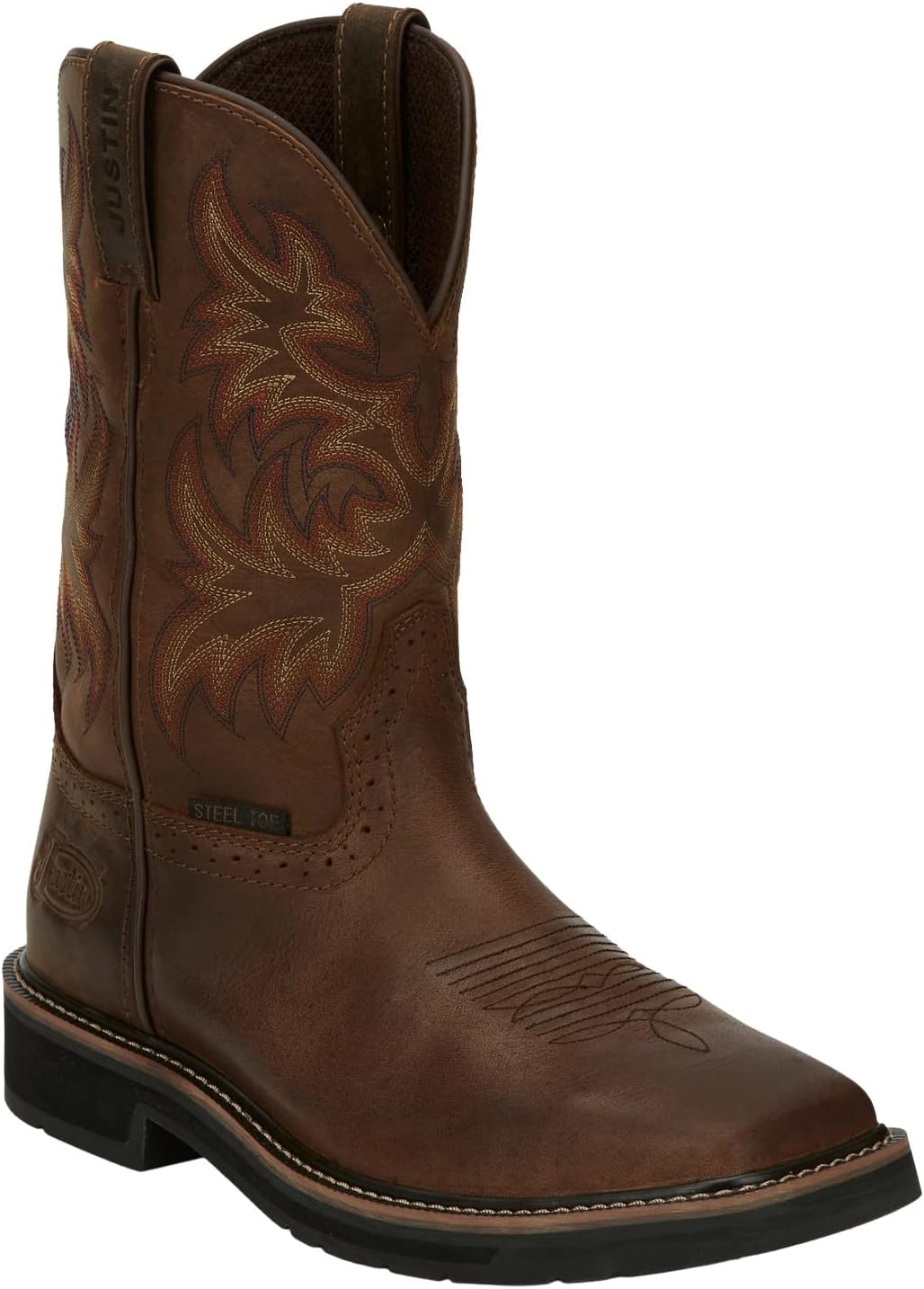 Мужские сапоги Justin Original Work Boots Driller с квадратным носком и шнуровкой с запрокидыванием, Tan
Мужские сапоги Justin Original Work Boots Driller с квадратным носком и шнуровкой с запрокидыванием, Tan