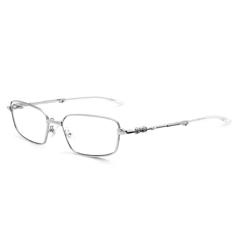 GENTLE MONSTER Металлическая оправа для очков неправильной формы унисекс серебристая, Silver