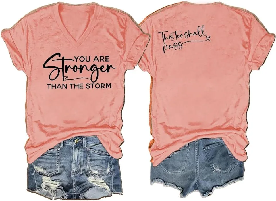 Футболка с принтом "This Too Shall Pass" SameeFloral
Футболка с принтом "This Too Shall Pass" SameeFloral