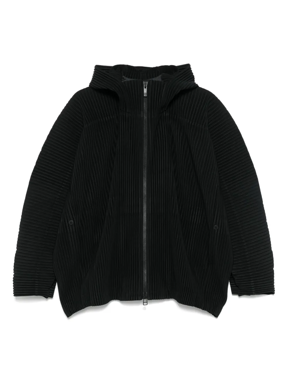 Плиссированная куртка с капюшоном Homme Plissé Issey Miyake, черный 
Плиссированная куртка с капюшоном Homme Plissé Issey Miyake, черный
