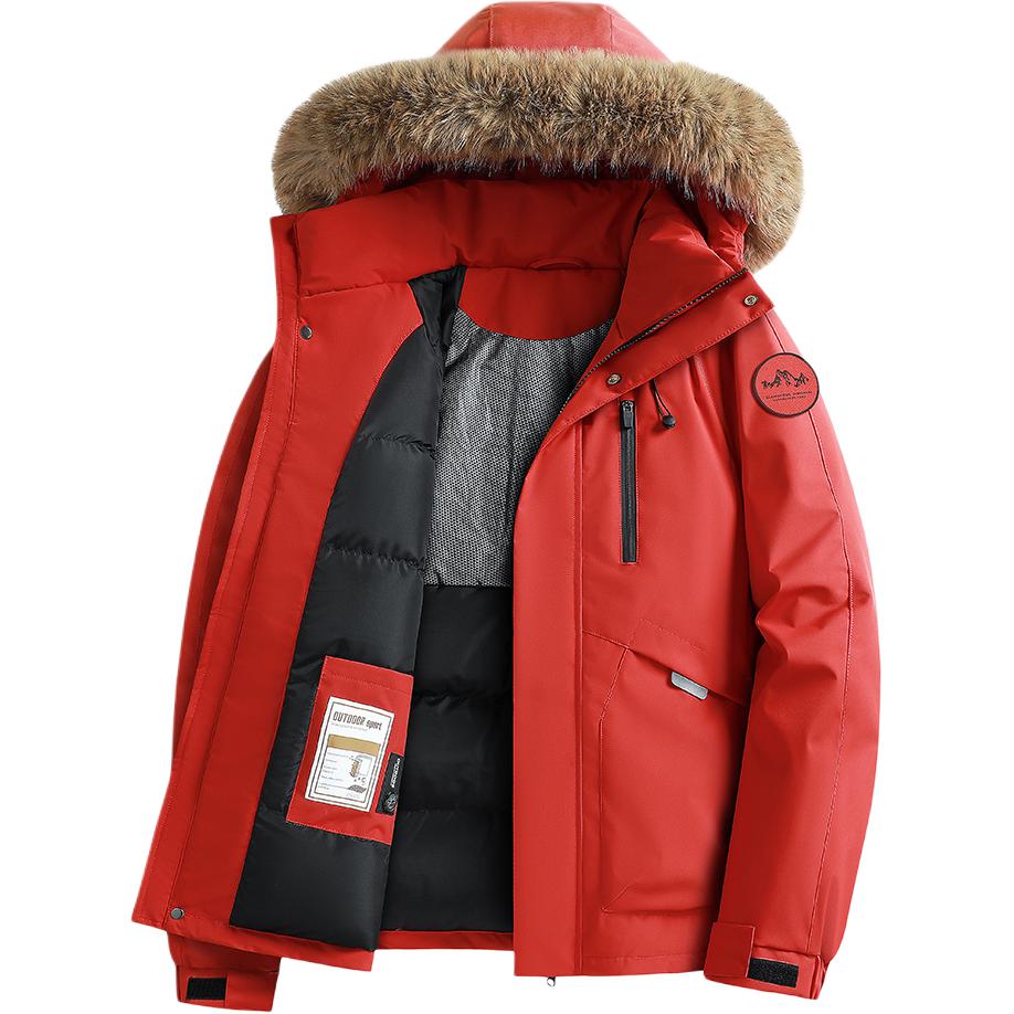 Пуховик Unisex с меховым воротником утепленный ZIAREL, розовыйfinch красный
Пуховик Unisex с меховым воротником утепленный ZIAREL, розовыйfinch красный