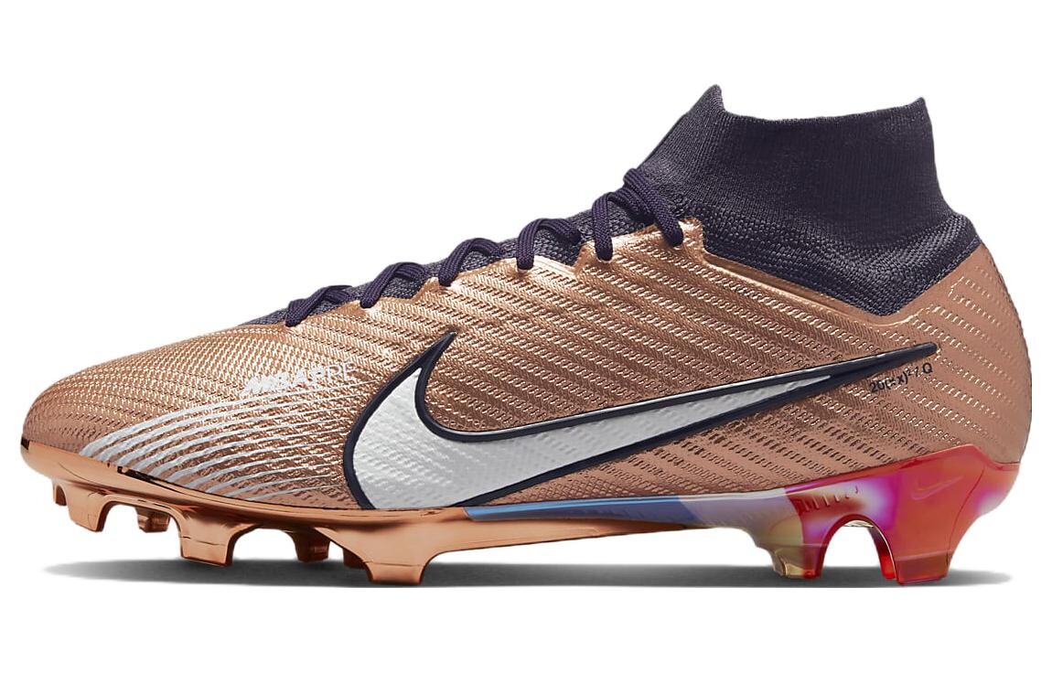 Кроссовки Nike Zoom Mercurial Superfly 9 Elite KM FG медный металлик 
Кроссовки Nike Zoom Mercurial Superfly 9 Elite KM FG медный металлик