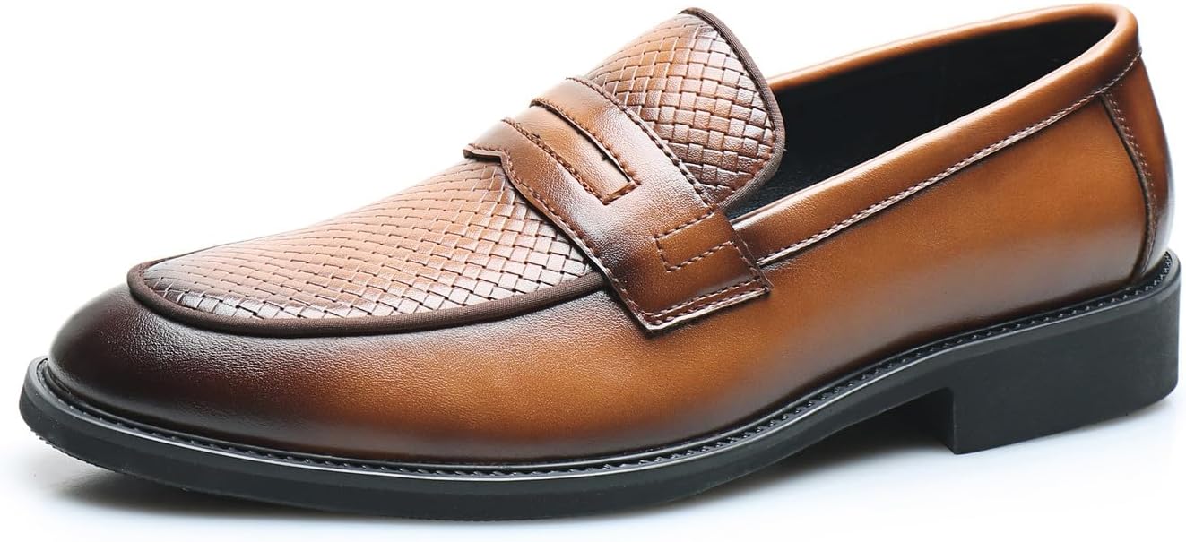 Мужские лоферы Santimon, повседневные туфли без шнурков для прогулок, свадьбы, выпускного, формальные лоферы с пенни, кожаные мокасины под смокинг для мужчин, Tan
Мужские лоферы Santimon, повседневные туфли без шнурков для прогулок, свадьбы, выпускного, формальные лоферы с пенни, кожаные мокасины под смокинг для мужчин, Tan