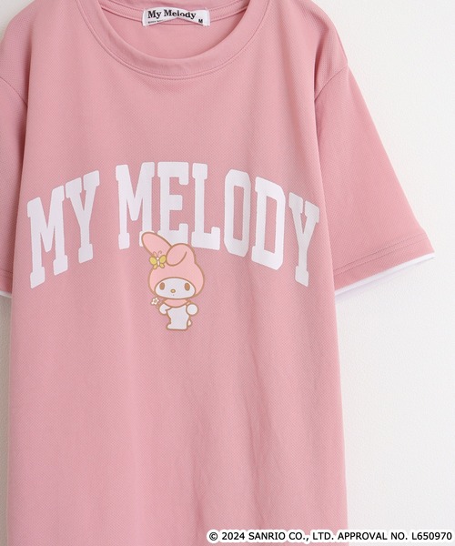 Футболка с коротким рукавом, сетчатые манжеты Sanrio, розовый
Футболка с коротким рукавом, сетчатые манжеты Sanrio, розовый