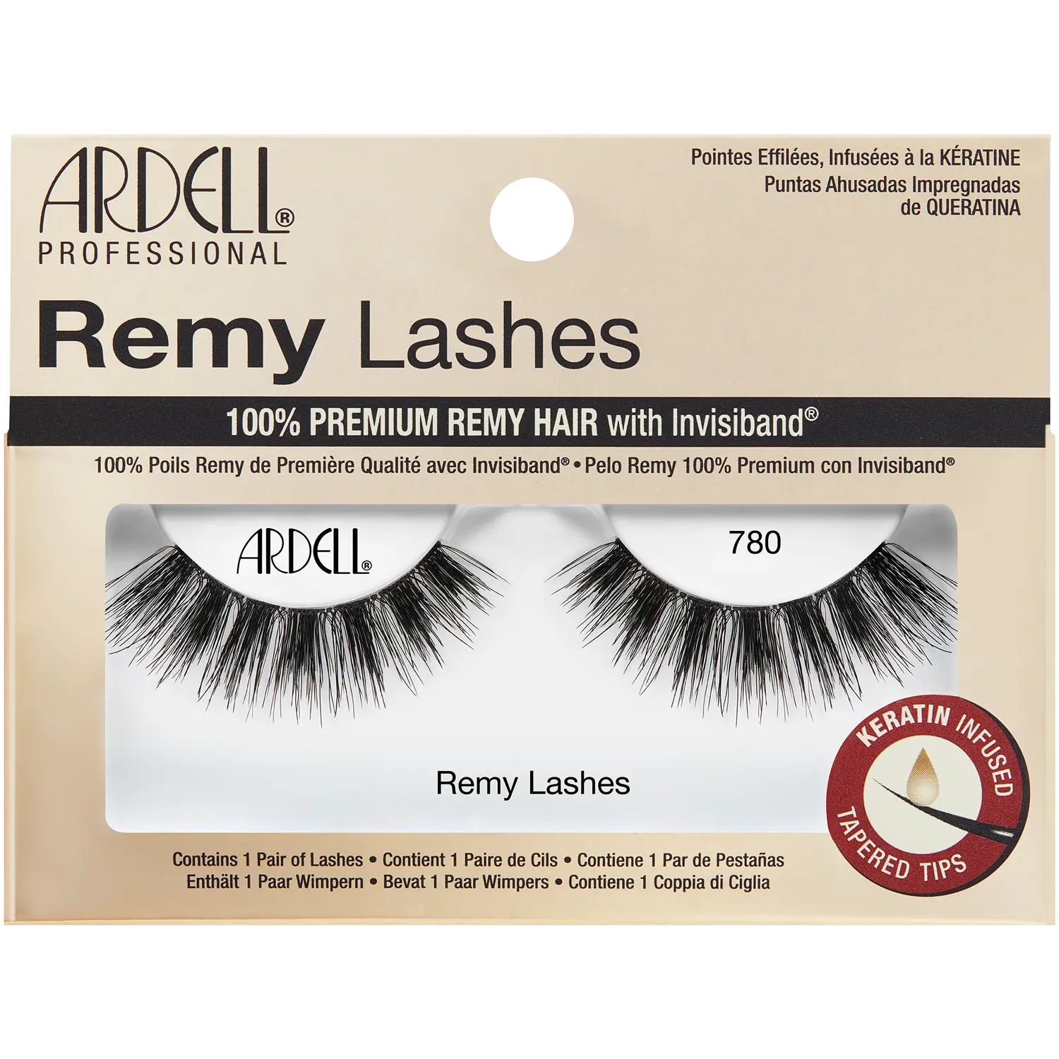 Ardell Remy Lashes 780 накладные ресницы на полоске, 1 упаковка
Ardell Remy Lashes 780 накладные ресницы на полоске, 1 упаковка