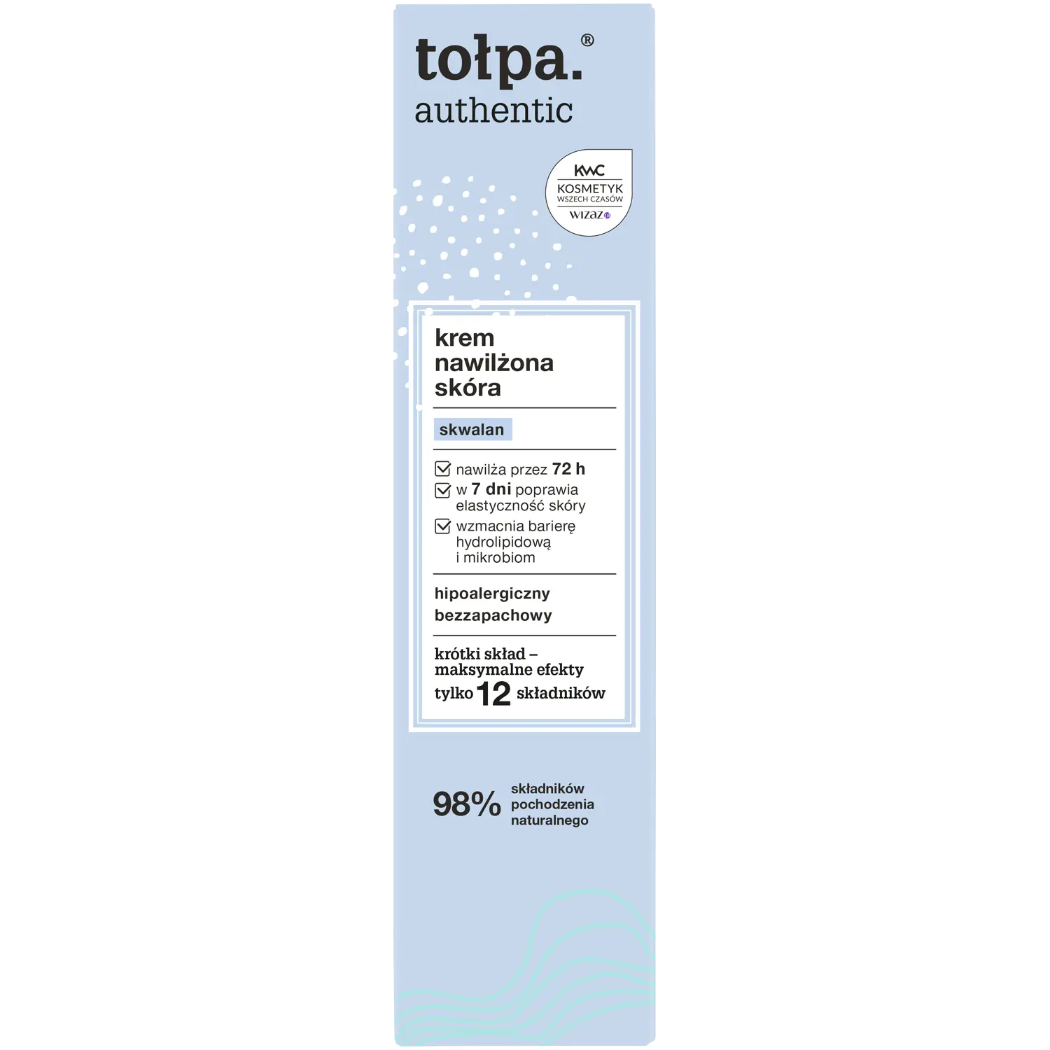 Tołpa Authentic увлажняющий крем для лица, 40 мл
Tołpa Authentic увлажняющий крем для лица, 40 мл