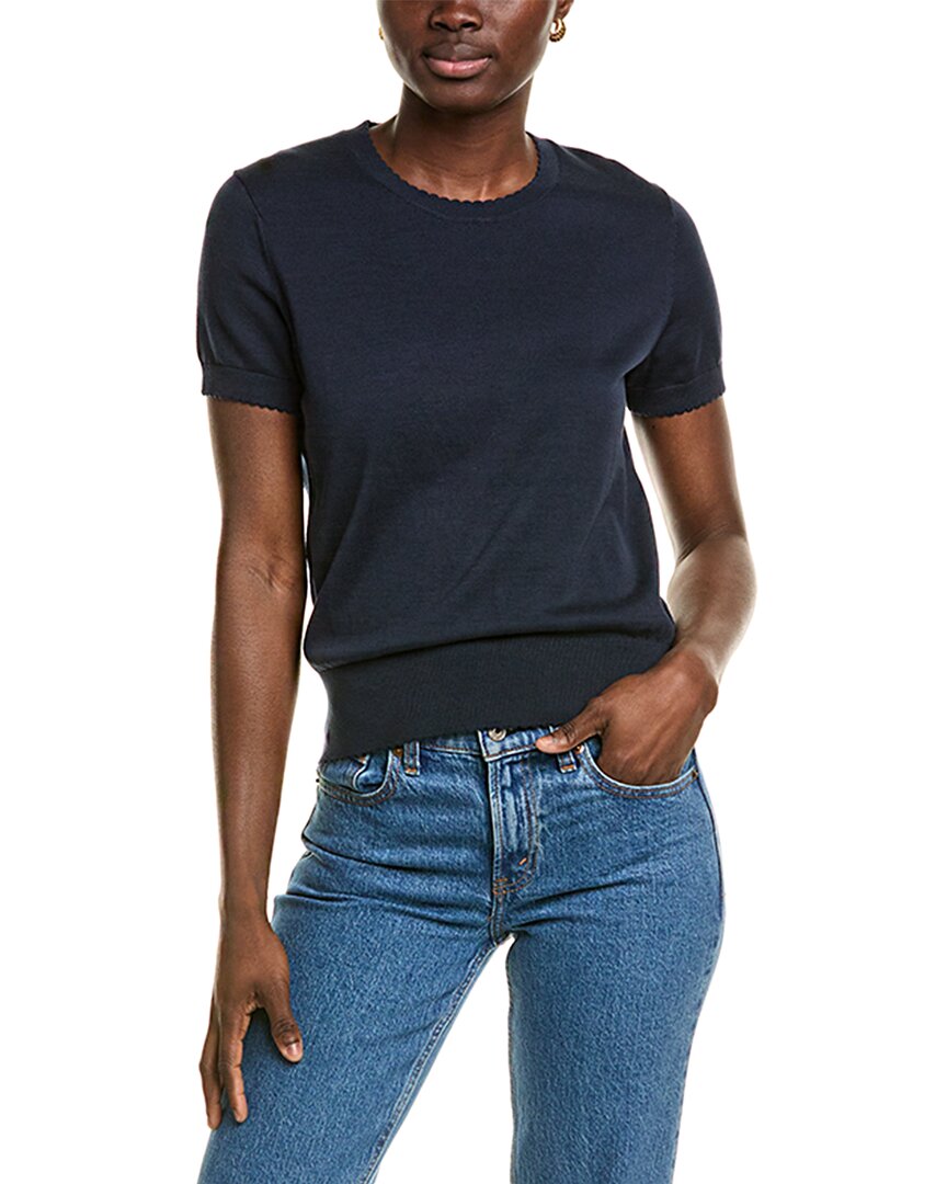 Брукс Бразерс Вязаный свитер с фигурным краем Brooks Brothers, синий
Брукс Бразерс Вязаный свитер с фигурным краем Brooks Brothers, синий