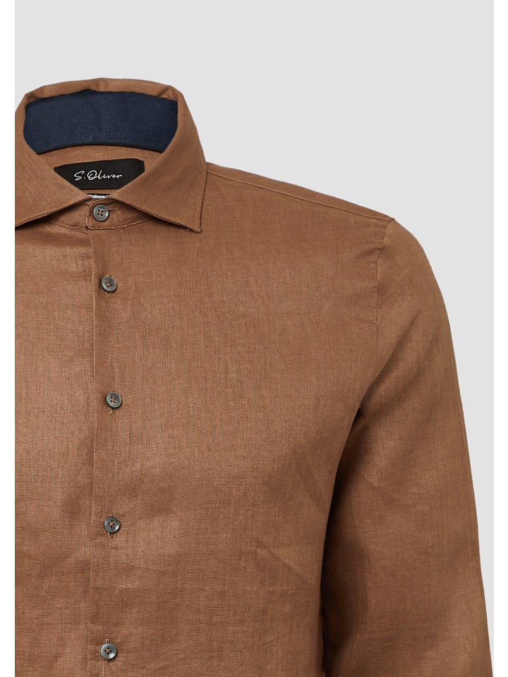 Рубашка s.Oliver BLACK LABEL, коричневый
Рубашка s.Oliver BLACK LABEL, коричневый