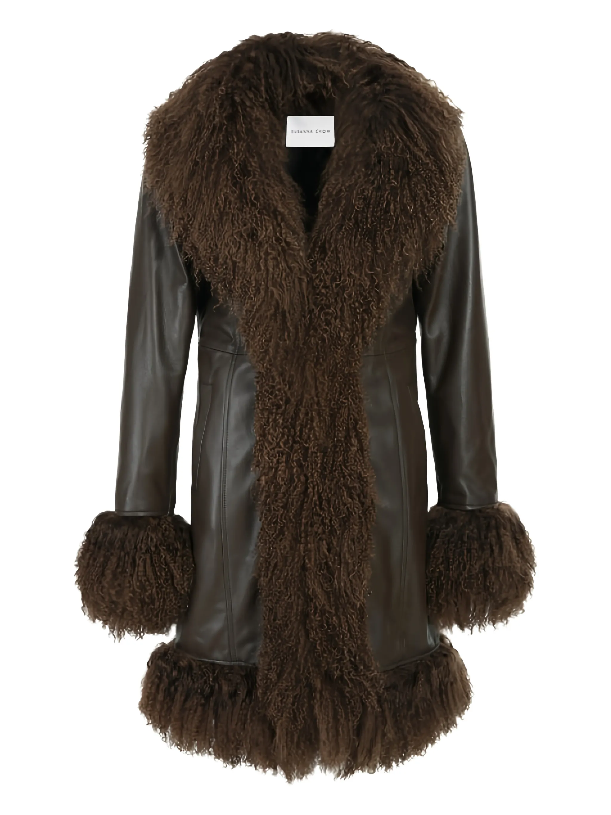 Кожаное пальто с отделкой "Дороти шерлинг" Susana Chow, коричневый
Кожаное пальто с отделкой "Дороти шерлинг" Susana Chow, коричневый