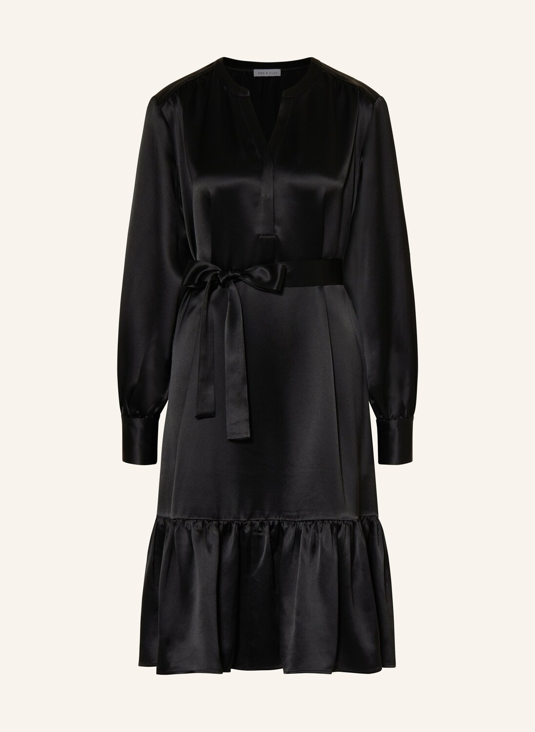 Атласное платье Mrs & Hugs, черный 
Атласное платье Mrs & Hugs, черный