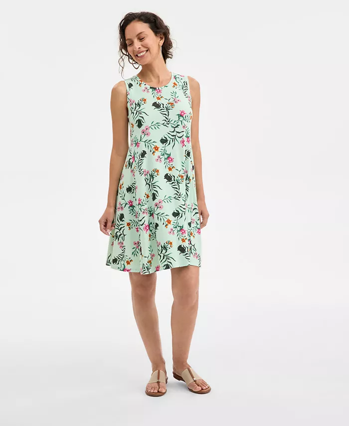 Женское платье-сарафан с принтом без рукавов Flip-Flop Style & Co, зеленый
Женское платье-сарафан с принтом без рукавов Flip-Flop Style & Co, зеленый