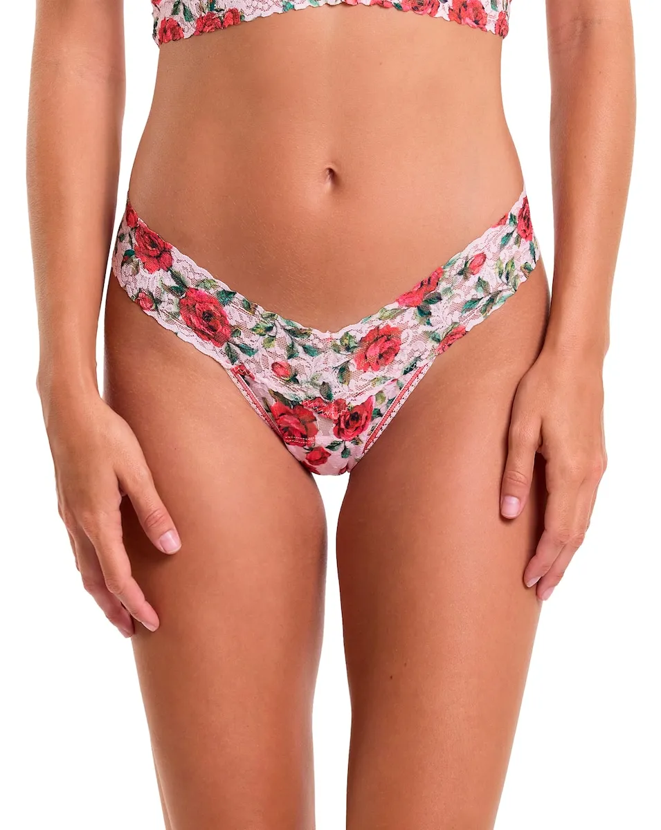 V-образное кружевное танго с низкой посадкой Hanky Panky, многоцветный
V-образное кружевное танго с низкой посадкой Hanky Panky, многоцветный