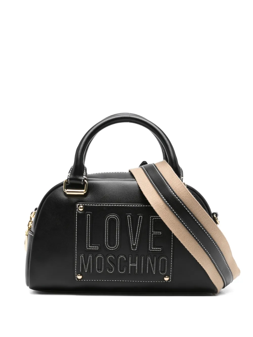 Сумка-тоут с верхней ручкой и нашивкой с логотипом Love Moschino, черный
Сумка-тоут с верхней ручкой и нашивкой с логотипом Love Moschino, черный
