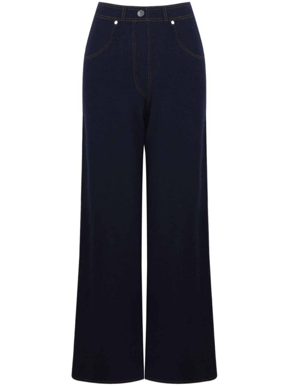 Пышные трикотажные расклешенные брюки Ports 1961, синий
Пышные трикотажные расклешенные брюки Ports 1961, синий