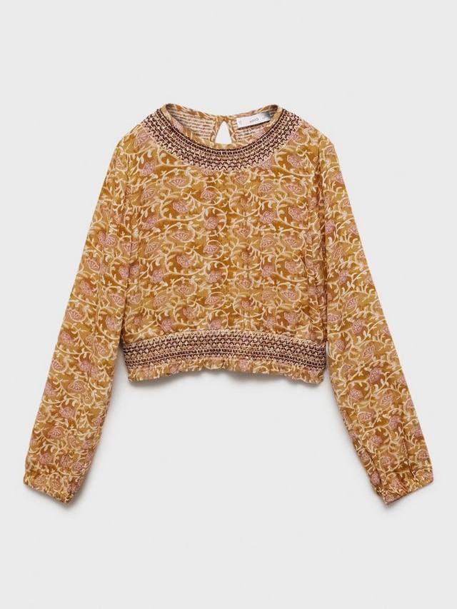 Детская блузка Lourdes с цветочным принтом и сборками Mango, Dark Yellow
Детская блузка Lourdes с цветочным принтом и сборками Mango, Dark Yellow
