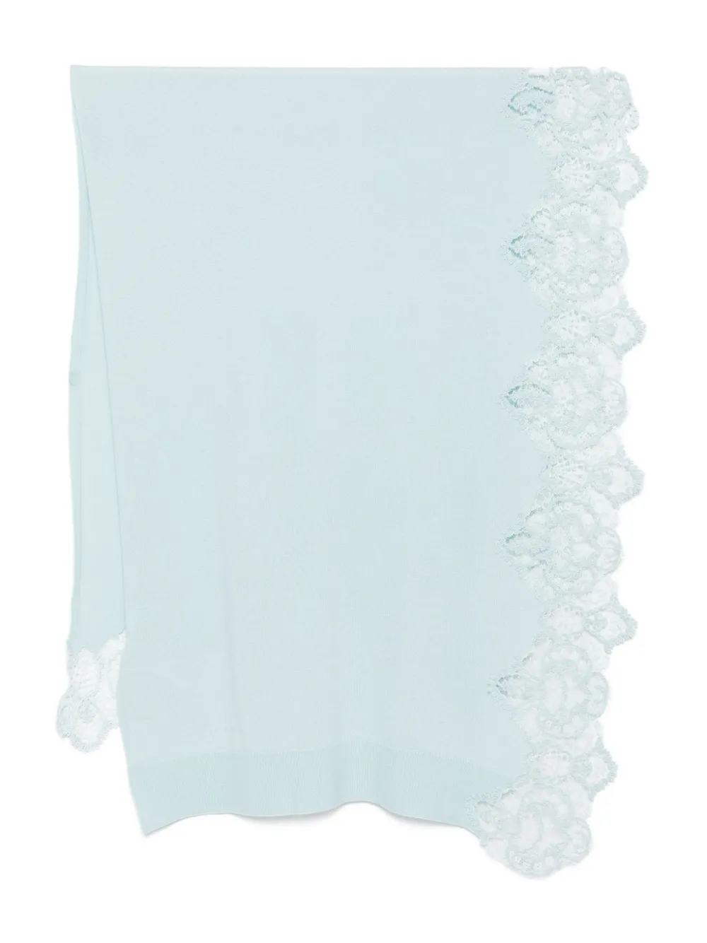 Кашемировый шарф с кружевом Ermanno Scervino, синий
Кашемировый шарф с кружевом Ermanno Scervino, синий