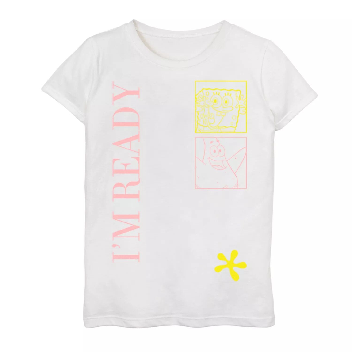 Футболка с рисунком «Губка Боб Квадратные Штаны» для девочек 7–16 лет «Я готов» Nickelodeon
Футболка с рисунком «Губка Боб Квадратные Штаны» для девочек 7–16 лет «Я готов» Nickelodeon