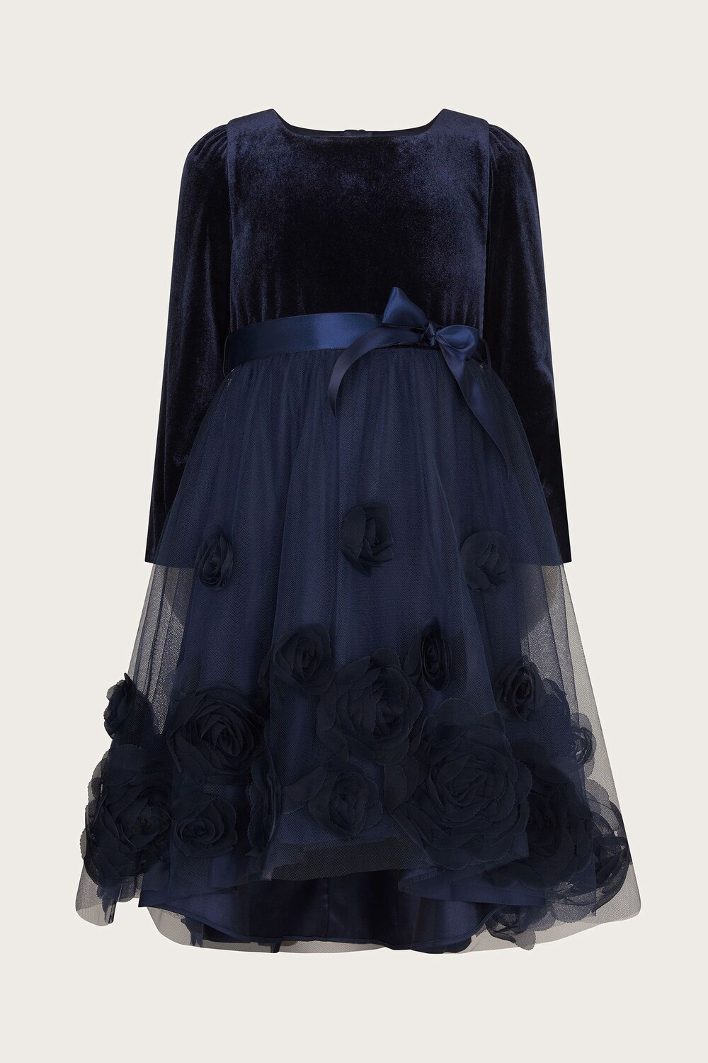 Платье с длинными рукавами и 3D цветочным принтом Monsoon, синий
Платье с длинными рукавами и 3D цветочным принтом Monsoon, синий