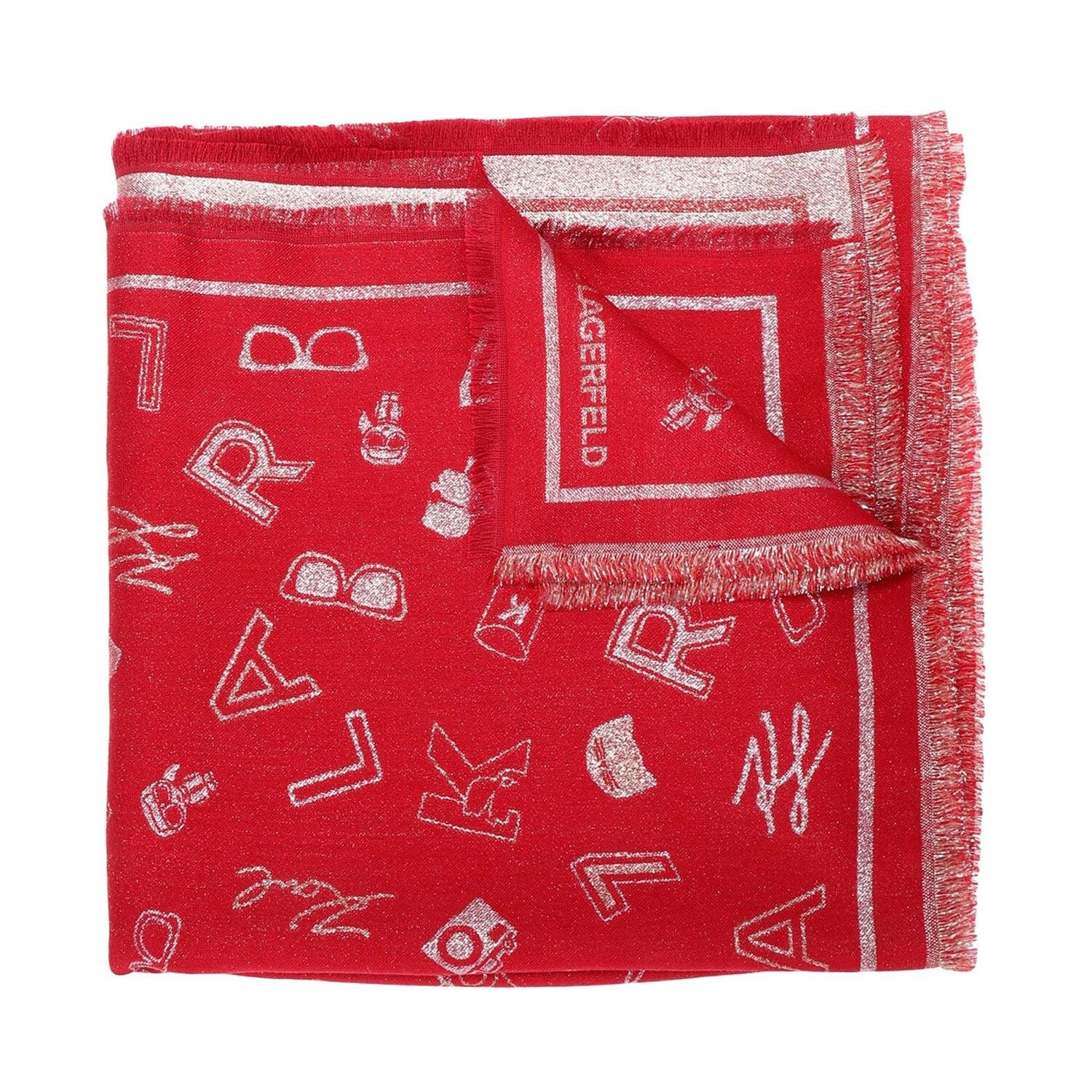 Шарф Karl Lagerfeld K/pins Jacquard, красный
Шарф Karl Lagerfeld K/pins Jacquard, красный