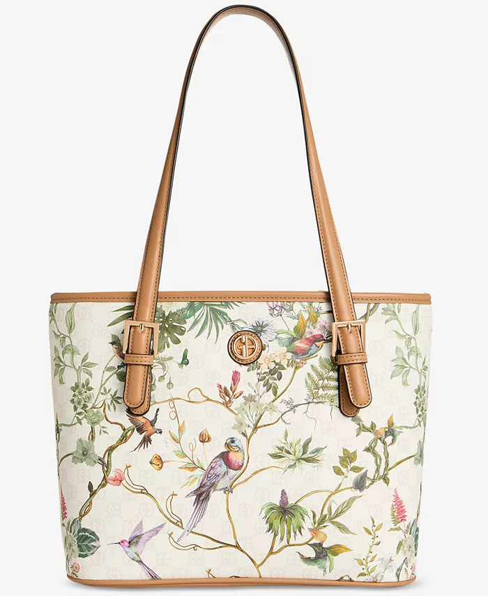 Сумка-шоппер Tropical Tulip Giani Bernini, коричневый/бежевый 
Сумка-шоппер Tropical Tulip Giani Bernini, коричневый/бежевый