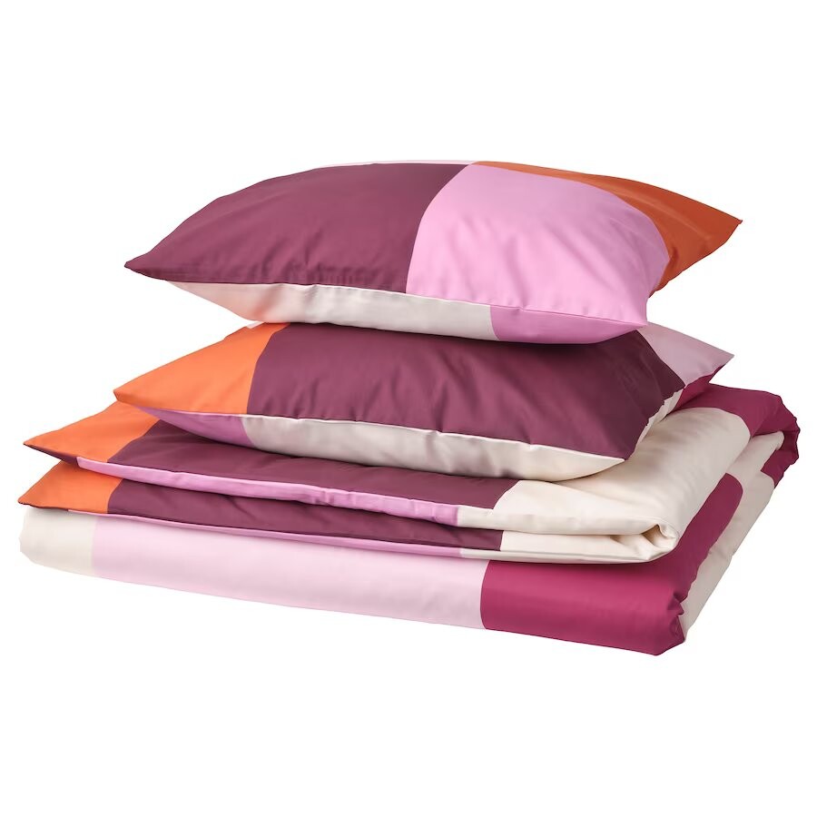 Комплект постельного белья Ikea Brunkrissla, 240x220/50x60 см, розовый/мультиколор
Комплект постельного белья Ikea Brunkrissla, 240x220/50x60 см, розовый/мультиколор