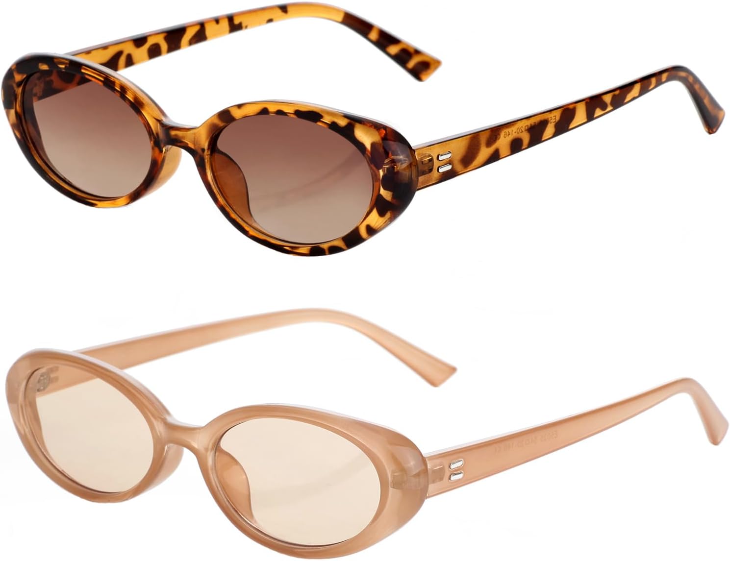 Ретро овальные солнцезащитные очки для женщин и мужчин в стиле 90-х, винтажные, маленькие, с защитой от УФ-излучения UV400 Teumire, A18 Leopard/Gradient Brown+transparent Light Brown/ Brown
Ретро овальные солнцезащитные очки для женщин и мужчин в стиле 90-х, винтажные, маленькие, с защитой от УФ-излучения UV400 Teumire, A18 Leopard/Gradient Brown+transparent Light Brown/ Brown