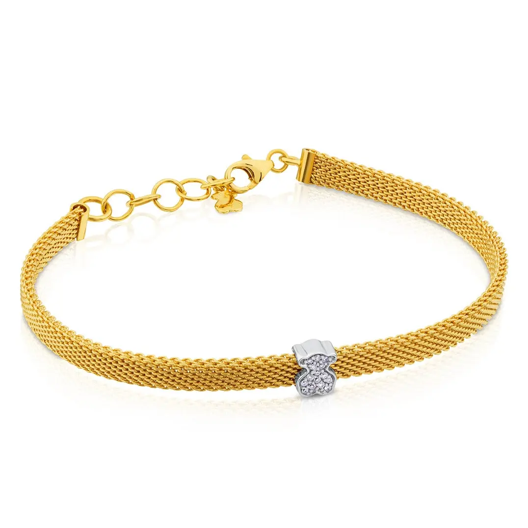 Браслет Tous Icon Mesh Bear Motif, золото/белое золото/бриллианты
Браслет Tous Icon Mesh Bear Motif, золото/белое золото/бриллианты