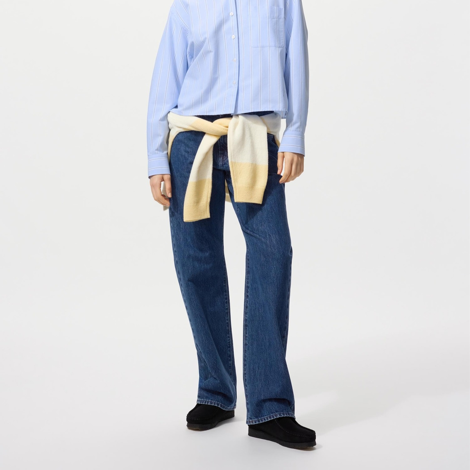Джинсы Uniqlo Straight Elongated, ярко-синий
Джинсы Uniqlo Straight Elongated, ярко-синий