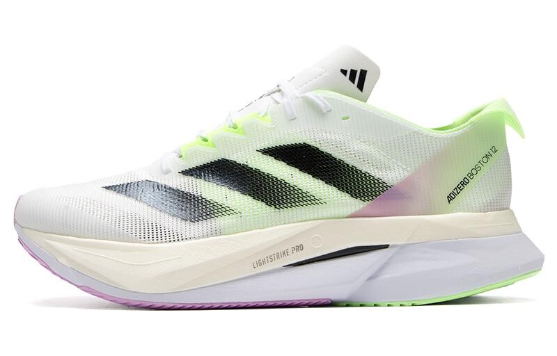 Adidas Adizero Boston 12 Кроссовки Мужчины, Cloud White/Core Black/Green Spark
Adidas Adizero Boston 12 Кроссовки Мужчины, Cloud White/Core Black/Green Spark
