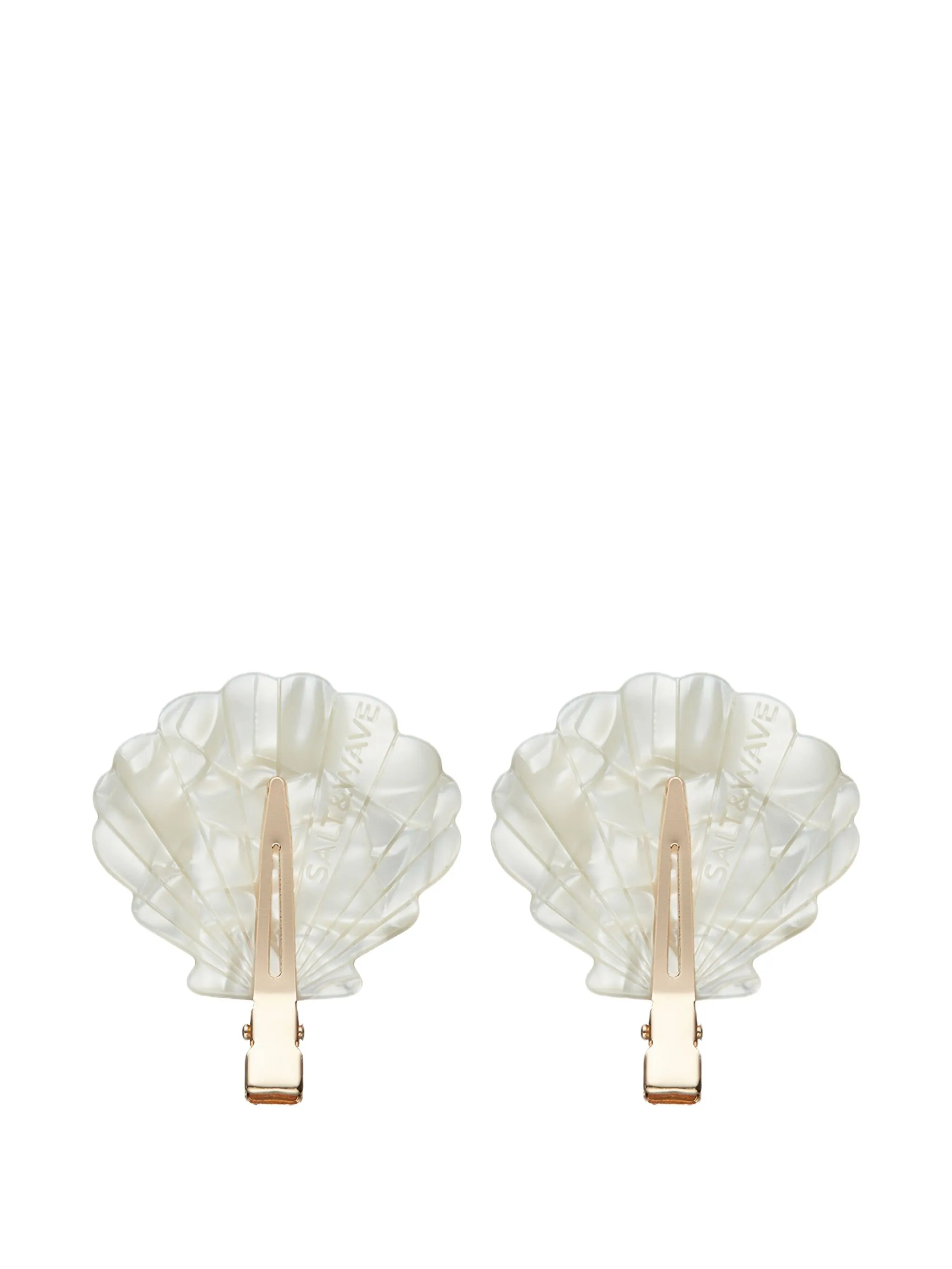 Набор из двух заколок для волос Salt & Wave, белый
Набор из двух заколок для волос Salt & Wave, белый