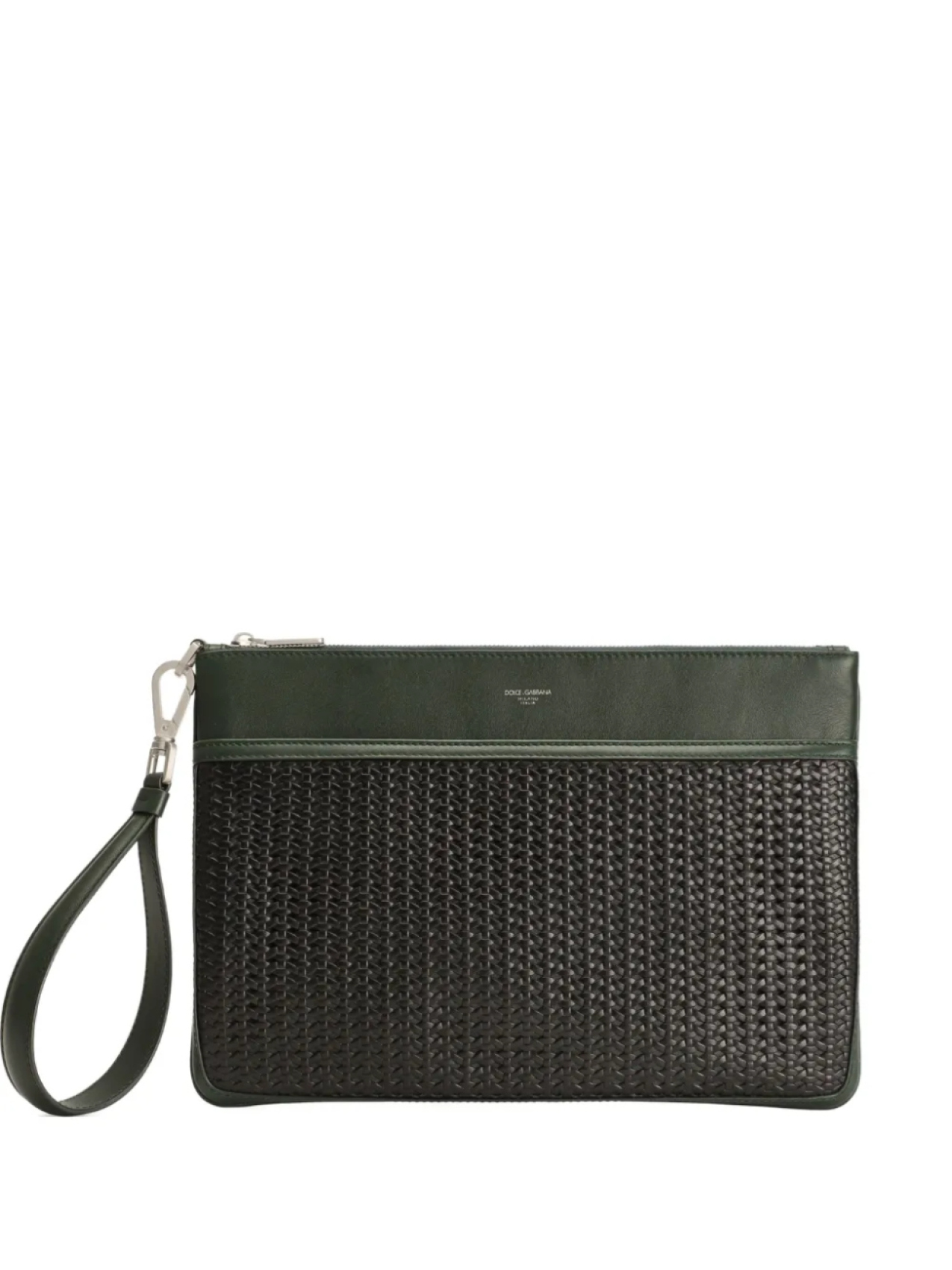 Сумка-клатч из плетеной ткани Plongé Dolce & Gabbana, зеленый
Сумка-клатч из плетеной ткани Plongé Dolce & Gabbana, зеленый