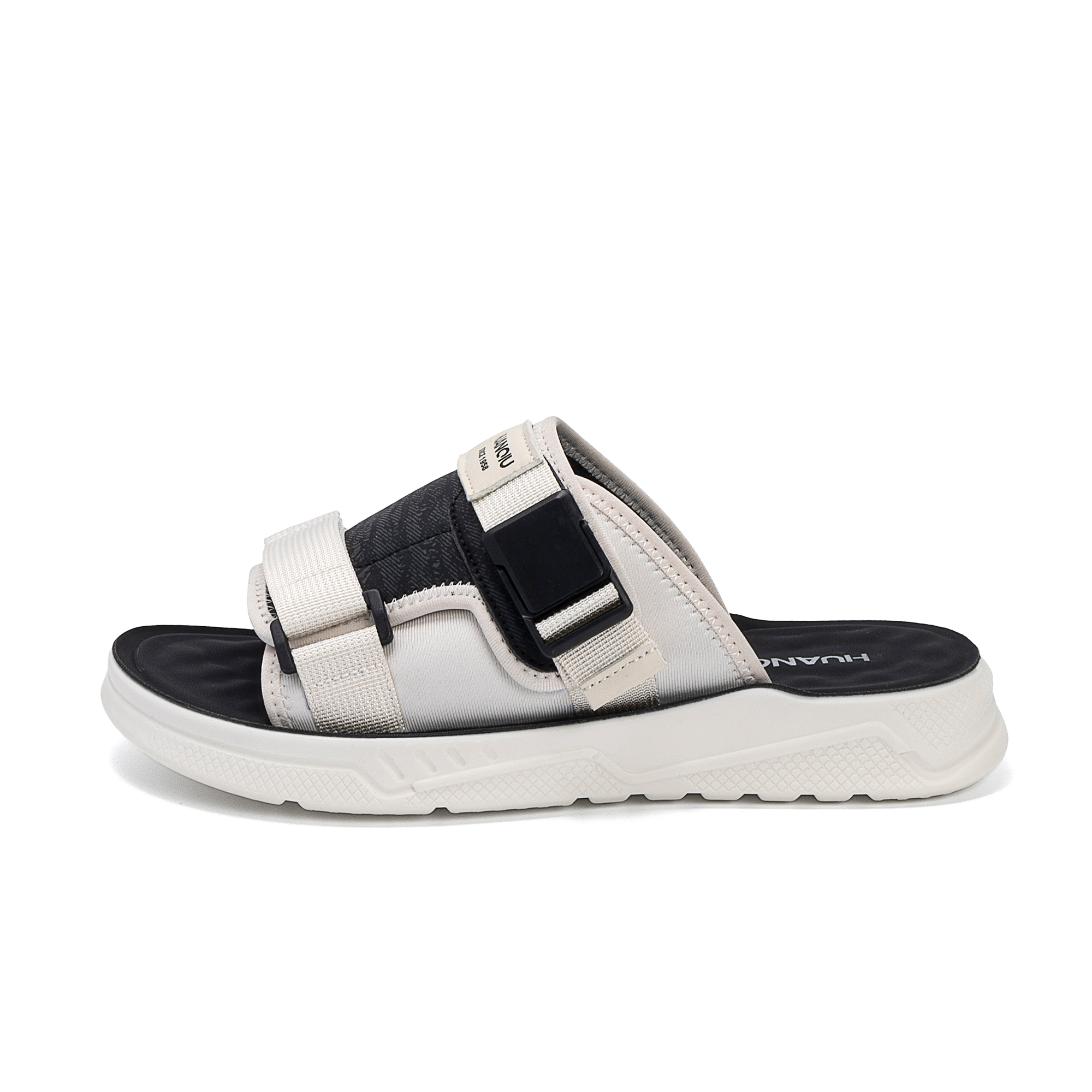 HUANQIU Тапочки-слайды мужские, устойчивые к истиранию, бежево-черные
HUANQIU Тапочки-слайды мужские, устойчивые к истиранию, бежево-черные