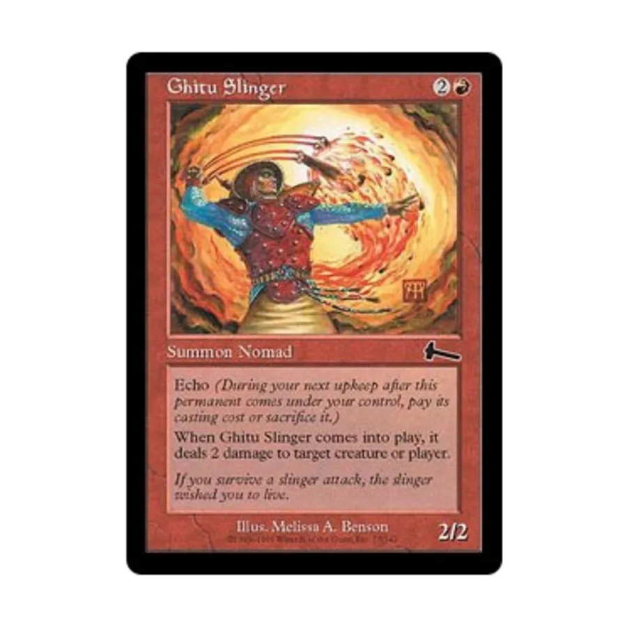 CCG Гиту Слингер (К), MTG - Urza's Legacy
CCG Гиту Слингер (К), MTG - Urza's Legacy